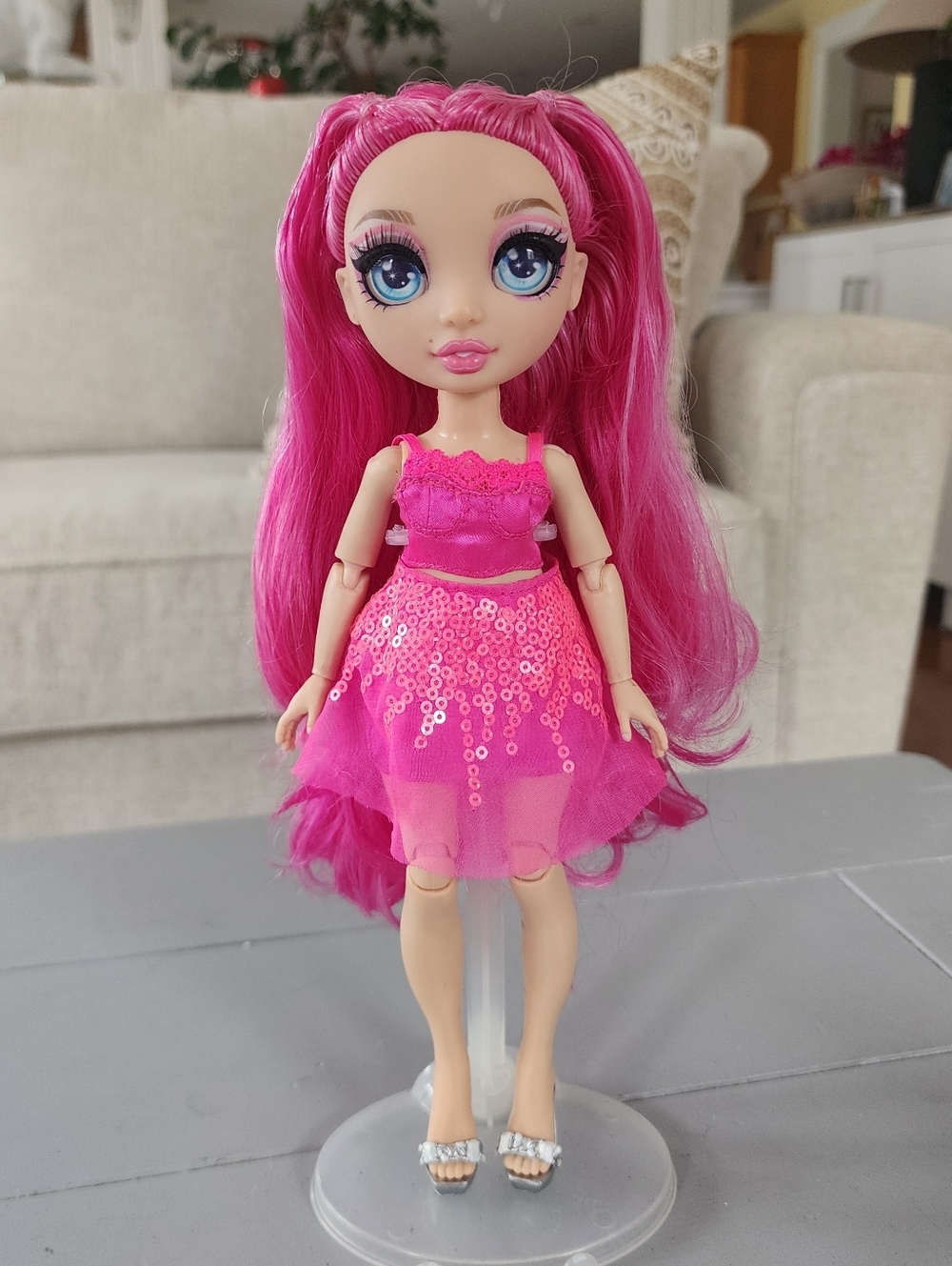 MGA Rainbow High Stella Monroe Doll in Pink Dress Friend Beautiful